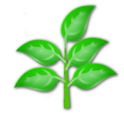 Background of Midlothian Valley Farm Digital Leaf Logo